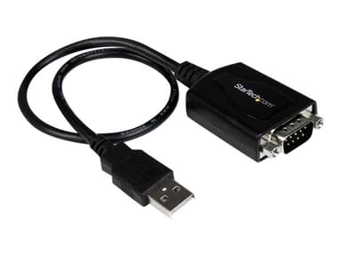 Startech .com Professionele USB naar 1 Seriële Poort Adapterkabel met COM-behoud Zwart 