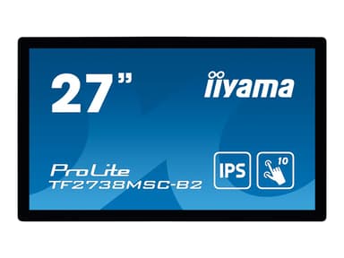 iiyama ProLite TF2738MSC-B2 27" Touch Open Frame FHD 16:9 - (Löytötuote luokka 2) 1920 x 1080 16:9 A-MVA+
