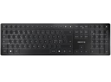 Cherry KW 9100 SLIM Trådlös Hela norden Tangentbord