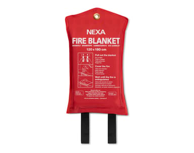 Nexa Brandfilt FB-180RM Silikon 120x180cm Röd 