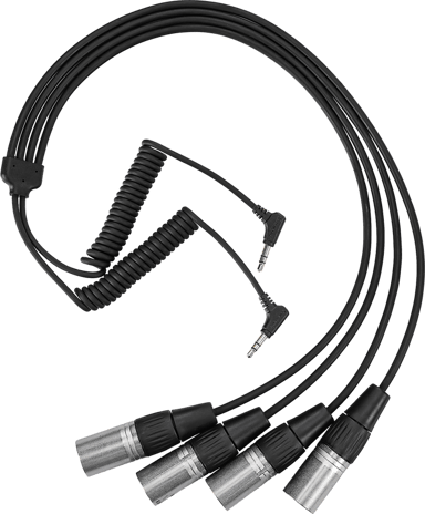 Saramonic Cable Sr-c2020 2 X 3.5Mm Trs M To 4 X Xlr M Cable 