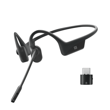 AfterShokz OpenComm UC Headset USB-C via Bluetooth adapter Stereo Sort