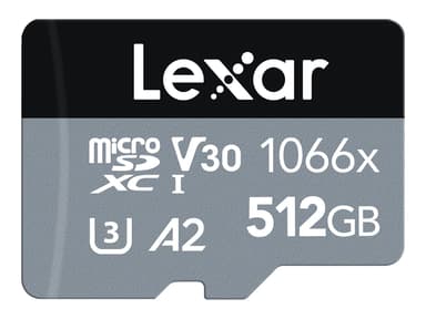 Lexar Professional SILVER series 512GB microSDXC UHS-I -muistikortti