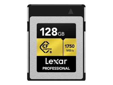 Lexar Cfexpress Pro R1750/w1000 128Gb 128GB CFexpress-kort, typ B 