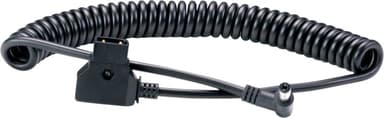 Atomos D-tap To DC Locked Connector Barrel Coiled Cable 