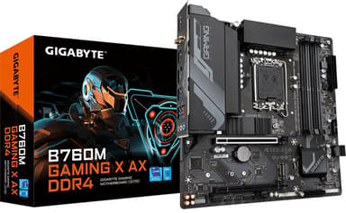 Gigabyte B760m Gaming X Ax Ddr4 S-1700 Matx Micro ATX Moderkort
