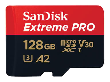 SanDisk Extreme Pro 128GB microSDXC UHS-I Memory Card