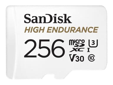 SanDisk High Endurance 256GB mikroSDXC UHS-I minneskort