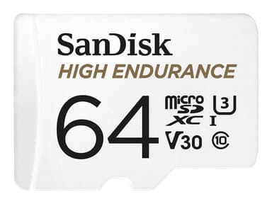 SanDisk High Endurance 64GB microSDXC UHS-I -muistikortti
