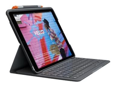 Logitech Slim Folio for 10 Gen 10.9" Langaton Pohjoismaat Harmaa 