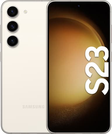 Samsung Galaxy S23 128GB Dobbelt-SIM Kremfarget