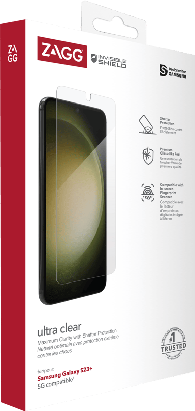 Zagg InvisibleShield Ultra Clear Samsung Galaxy S23+