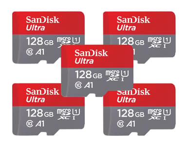SanDisk Ultra Microsdxc Uhs-i U1 A1 140Mb/s 128Gb #Kit 128GB mikroSDXC UHS-I minneskort 