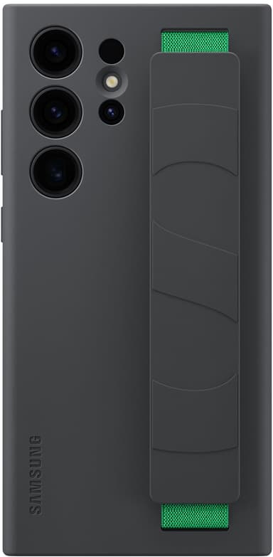 Samsung Silicone Grip Case Samsung Galaxy S23 Ultra Musta