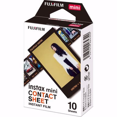 Instax Fujifilm Instax Mini Contact Film Black Frame 10Shots 