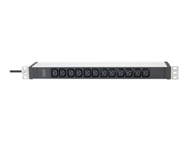 Digitus Socket Strip With Aluminium Profile 12xC13 16A 2m Cabel CEE 7/7 12kpl Power IEC 60320 C13 10A