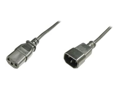 Digitus Power Cable C13 - C13 5m Black 5m Power IEC 60320 C13 IEC 60320 C14 -virtaliitin