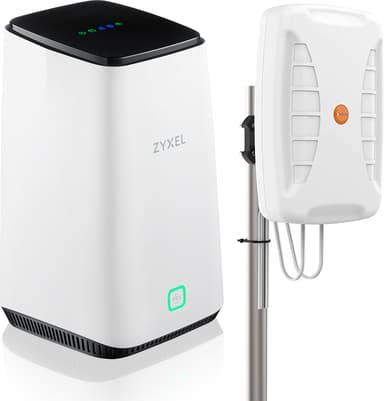 Zyxel Nebula FWA510 5G WiFi 6 Router + XPOL-24 4X4 5G/LTE MIMO Antenna 