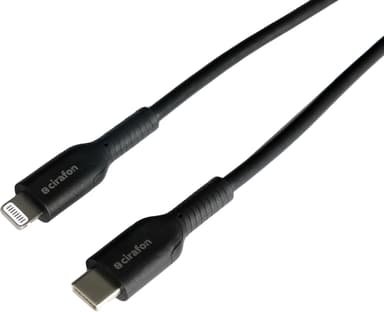 Cirafon Sync/charge Cable Cm To Lightning 0.5M Black Mfi2022 0.5m Musta