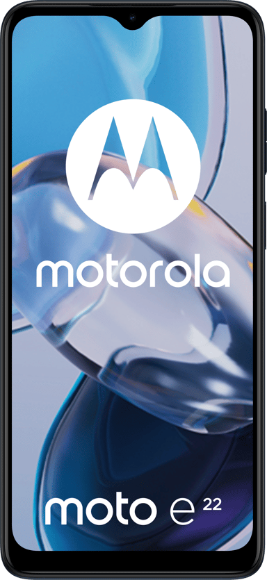 Motorola Moto E22 64GB Dobbelt-SIM Svart 