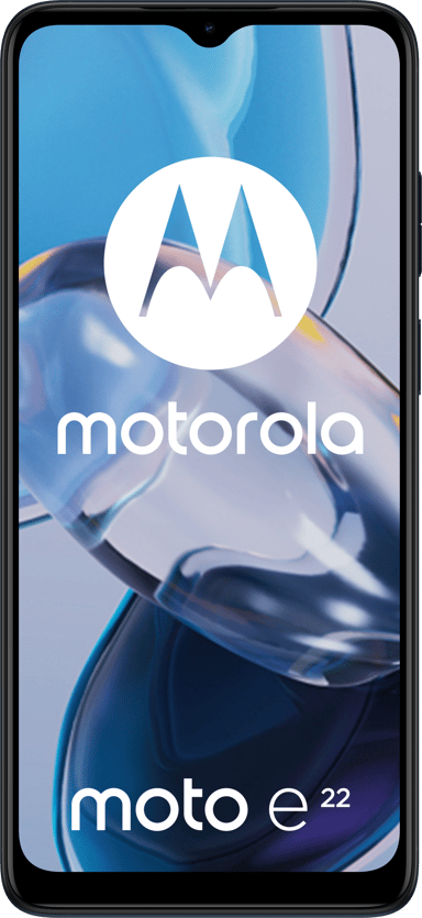 Motorola Moto E22 64GB Dual-SIM Svart 