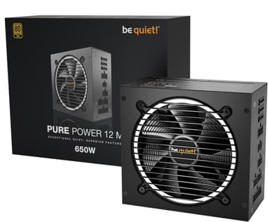 be quiet! Be Quiet Psu Pure Power 12 M 650W 80+ Gold 650W 80 PLUS Gold