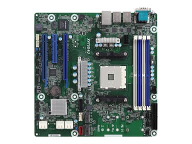ASRock Rack X470D4U Micro-ATX Bundkort