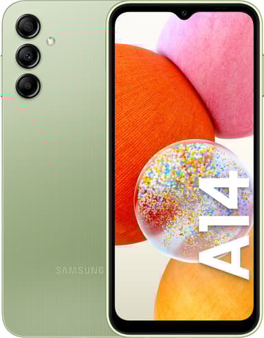 Samsung Galaxy A14 4G 128GB Dual-SIM Lysegrøn