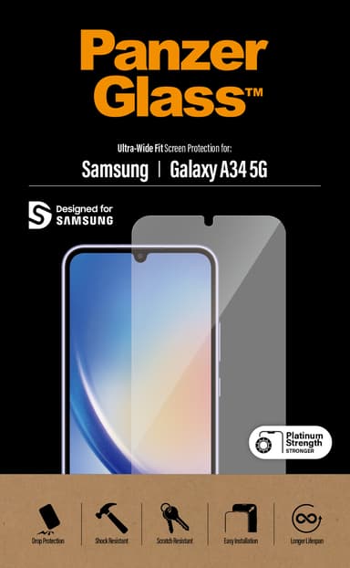 Panzerglass Ultra-Wide Fit Samsung Galaxy A34 5G