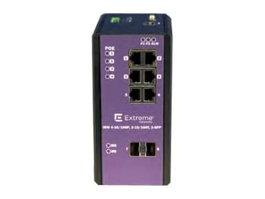 Extreme Networks 4-Port 10/100P POE+ 2-Port 10/100T 2-SFP Switch 