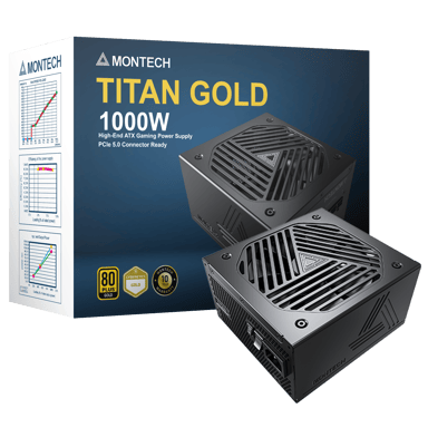 Montech Montech Titan 1000W 80+ Gold Modular Psu 1,000W 80 PLUS Gold
