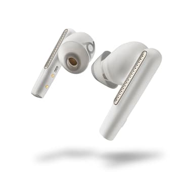 HP Voyager Free 60 Aidosti langattomat kuulokkeet USB-C Bluetooth-sovitin Optimoitu UC:lle Valkoinen