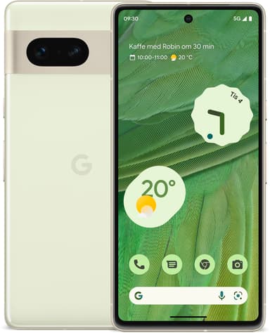 Google Pixel 7 256GB Dobbelt-SIM Lemongrass