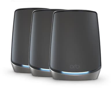 Netgear Orbi 863 Ax6000 Mesh System Black 3-Pack 