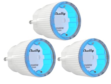 Shelly Plug S Wifi Energy Metering White 3Pck #Kit 