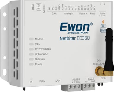 EWON Netbiter EC360 Ethernet 4G GPS Gateway 