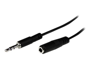 Startech .com 1m Slim 3.5mm Stereo Extension Audio Cable 1m Mini-phone stereo 3.5 mm Uros Mini-phone stereo 3.5 mm Naaras