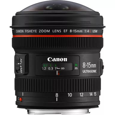 Canon EF 8-15mm F/4L Fisheye USM Canon EF