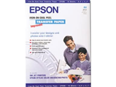 Epson Papper Iron-On T-Shirt TRANSFER MEDIA 10-Ark 124g 