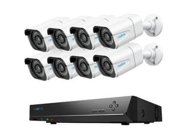 Reolink RLK16-800B8 Säkerhetssystem 4K NRV 16-kanaler + 8 x 4K Kameror 