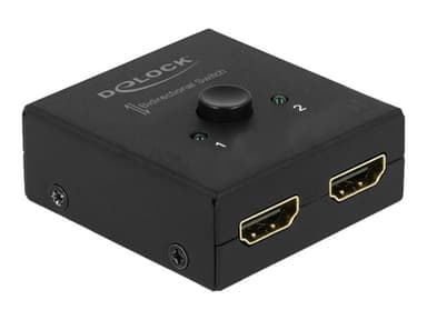 Delock HDMI Switch 2-1 Bidirectional 4K 60Hz Compact 