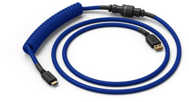 Glorious Coiled Cable - Cobalt Blue 1.37m USB-C