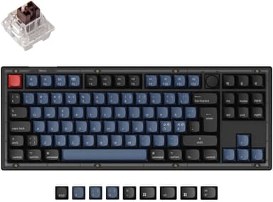 Keychron V3 80% QMK/VIA Kabling Pan Nordic Tastatur