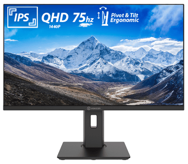 Voxicon D27QPF Ergonomic 27" 2560 x 1440 16:9 IPS 75Hz 