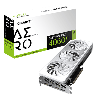 Gigabyte AERO GeForce RTX 4060 Ti OC 8GB Näytönohjain