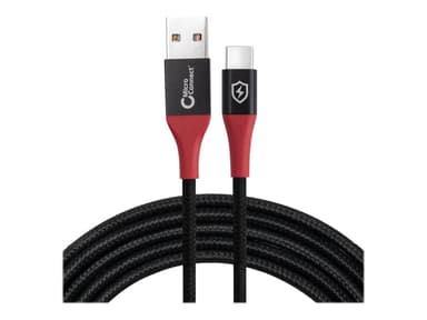 Microconnect USB-A Till USB-C Data Blocker Kabel 1.5m 