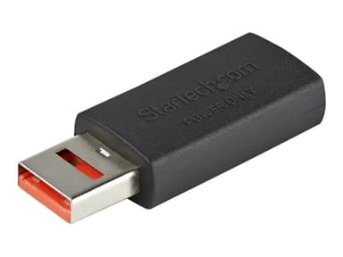 Startech .com Secure Charging USB Data Blocker Adapter, Male to Female USB-A Charge-Only Adapter, No-Data Charge/Power-Only Adapter for Phone/Tablet, Data Blocking USB Protector Adapter 