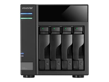 Asustor Asustor AS6004U HDD-/SSD-kotelo Musta 2.5/3.5" 
