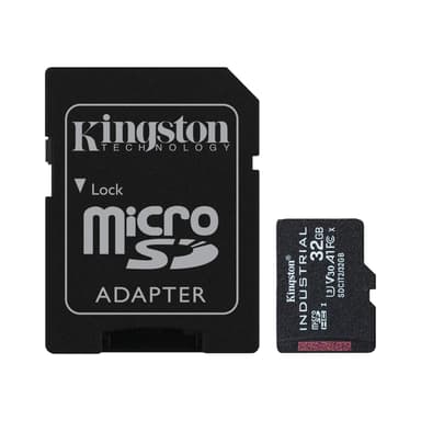 Kingston Kingston Technology Industrial 32 GB MiniSDHC UHS-I Luokka 10 32GB MiniSDHC UHS-I