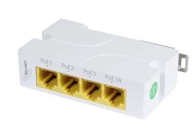 Allnet SGI8004P 4-Port PoE 24W DIN Switch 